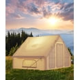 thumbnail image 1 of Yeshouse Tienda de campaña inflable para 6-8 personas, impermeable, de montaje rápido y con bomba, Oxford, de lujo, ideal para acampar y aventuras al aire libre, glamping, 1 of 7