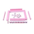 thumbnail image 2 of Juego de mini fichas de Mahjong en versión china, actividades clásicas de mesa para viajes Rosa, 2 of 9