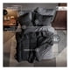 thumbnail image 5 of Set Edredón King Size Xl + Funda De Almohada + Sábanas 7 Pzas Real Textil Nego - Gris, 5 of 8