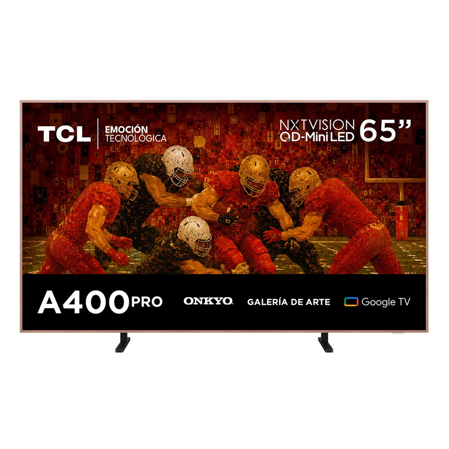 TCL Pantalla 65 Pulgadas QD-MiniLed NXTVISION Google TV 65A400PRO
