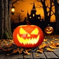 thumbnail image 4 of Decoraciones de Halloween, adornos de Halloween, regalos de Halloween, lámpara de luz LED de calabaza de Halloween, linterna creativa, accesorios para el hogar, barra de calabaza, calabaza de terror, 4 of 6