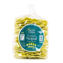 Tostada Santo Corral con nopal, chia, linaza y ajonjolí 150 g