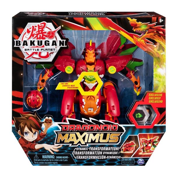Set Spin Master Bakugan Dragonoid Maximus 12 Pulgadas