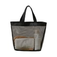 thumbnail image 1 of Bolsa de playa de malla, bolsa plegable, bolsa de ducha portátil a prueba de arena y suciedad, para gimnasio y piscina., 1 of 8
