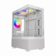 thumbnail image 3 of Gabinete Ocelot Gaming Glass EW7 Blanco + Doble Cristal Templado + 3 Ventiladores y Soporte Líquida + Estética Gamer Premium, 3 of 9