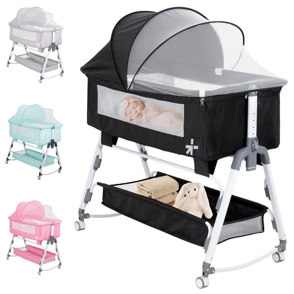 Cuna Moisés Corral Para Bebe Ajustable Mosquitero Colchón