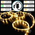 thumbnail image 2 of Manguera Navideña decorativa LUZ led BLANCO CALIDO 10 metros DOSYU DY-ICE10M-MT-2C, 2 of 7