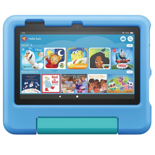Control Panel Tablet Menu Tablet 7 pulgadas Kids Fire fire blue | Walmart en línea