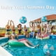 thumbnail image 4 of Pelotas de Playa Inflables de Pvc con Purpurina Semitransparente, Juguete Acuático Flotante para Deportes Al Aire Libre., 4 of 7