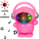 thumbnail image 2 of Triciclo para Niños Astronauta con Luz Sonido Ruedas de Eva y Canasta Trasera Apto a partir de 2 Años Soporta hasta 20 kg - Rosa, 2 of 6