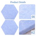 thumbnail image 3 of unbranded 8Ud Azulejos Hexagonales De Fieltro Para Tablero De Notas Con Duradero Multicolor, 3 of 7