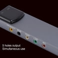 thumbnail image 3 of Tarjeta De Sonido Externa USB, Adaptador De Sonido USB Alta De Sonido Óptico SPDIF Salida De 5 Orificios 5.1 Canales Compacto Para Computadora PC, 3 of 7