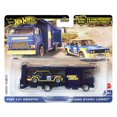 thumbnail image 4 of Vehículo de Juguete Mattel Hot Wheels Car Culture Transportador Camión de Dos Pisos & Fiat 131, 4 of 4