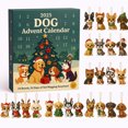 thumbnail image 2 of Calendario de Adviento para Perros 2025, Juguetes Navideños para Perros, 24 Piezas, Calendario de Cuenta Regresiva Navideño, Regalo, 2 of 4