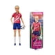 thumbnail image 1 of Muñeca Barbie Mattel Profesiones Jugadora de Fútbol Playera Roja, 1 of 4
