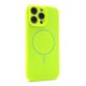 thumbnail image 4 of Funda Icon Case Silicon para iPhone 16 Pro Max, Carcasa, Protector, Uso Rudo, Antigolpes, Resistente, Esquinas Reforzadas, Protección de Cámara - Verde Fosfo, 4 of 9