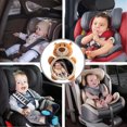 thumbnail image 4 of Juguetes para Bebés Espejo Retrovisor de Cochecito, Evitar Aplastar Fácil de Monitorear Juguete de Peluche Utilizado para Camas de Bebés O Asientos para Niños, Entretenimiento de Coche Interactivo Sua, 4 of 5