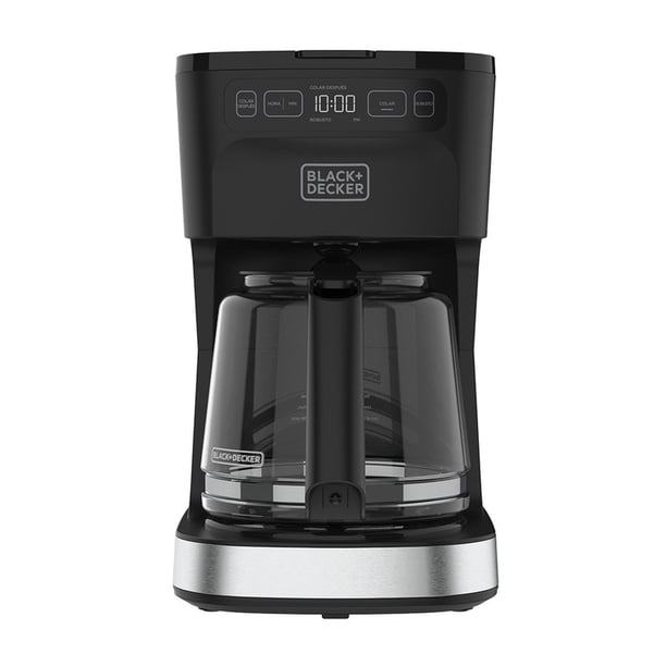 Cafetera Black+Decker 12 Tazas Programable Café Craft Negra