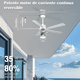 thumbnail image 4 of entiladores De Techo Con Luz Y Control Remoto 142cm Xtellar blanco, 4 of 4