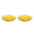 thumbnail image 1 of Qarigey Traje de niña chico tul Ballet danza patinaje conjunto ropa de baile tutú cintura elástica rendimiento fiesta medio 0,9-1,3 m Hilo Medio/Amarillo S/ por 0.9-1.3m 2piezas, 1 of 6