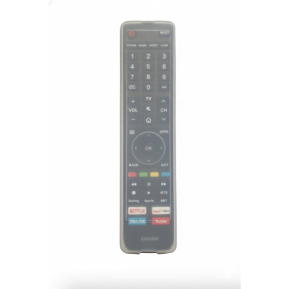 Funda Control Inn Transparente Compatible con Control Hisense TV