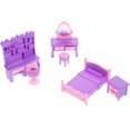thumbnail image 2 of Juego de muebles de dormitorio para casa de muñecas, minimuebles para casa, diseño de escena, 1 Juego, 2 of 7