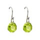 thumbnail image 3 of Juego de aretes y cadena con dije corte Majestic ZVEZDA plata mexicana ley .925 Citrus Green, 3 of 5