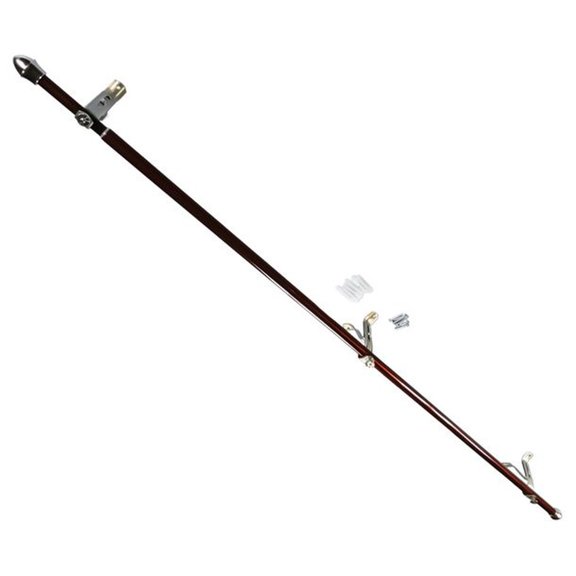 Cortinero Ajustable Novacort Café 122-218 Cm