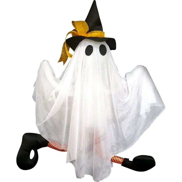Decorativo con Movimiento Brujita Voladora Animatrónico Fantasma