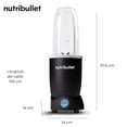 thumbnail image 2 of Licuadora Personal NutriBullet ProPlus 32 Oz de Acero Inoxidable con Cuchilla Extraíble 1200W Reacondicionada, 2 of 11