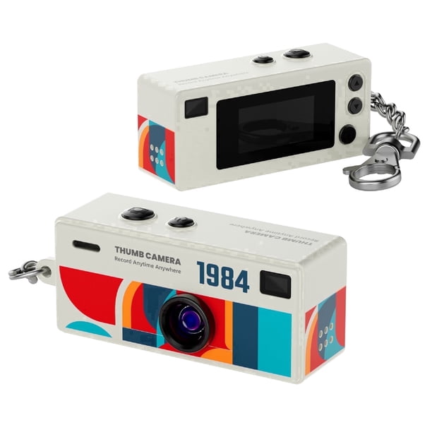 Sztongfei Digital Mini Cámara, 1080P HD, Cámara Digital Compacta de 2MP, Blanca