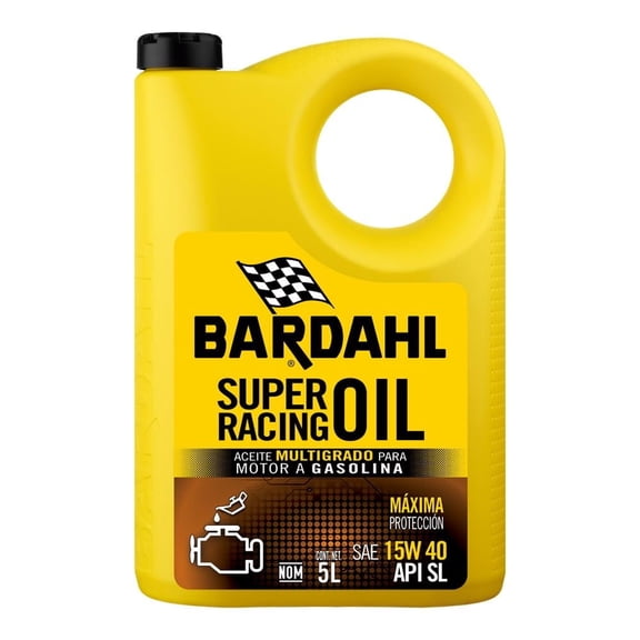Aceite para Automóvil Bardahl Super Racing 15W-40 API SL