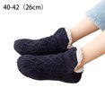 thumbnail image 4 of Minnieouse 2 piezas de calcetines gruesos de invierno frío para adultos y niños, calcetines suaves y transpirables, calcetería para cama, Accesorios de disfraces Negro 40 a 42, 4 of 6