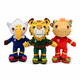 thumbnail image 1 of Paquete 3 Peluchs Mascotas Mundial 2026 19 cm (Maple, Zayu y Clutch), 1 of 2