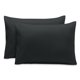 thumbnail image 1 of Juego de Fundas de Almohada Bare Home Cierre Tipo Sobre Colección Premium 1800 Color Negro Tamaño King 20 x 36 2 Unidades, 1 of 6