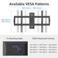 thumbnail image 4 of HOMOUNT Soporte de Pared para TV de Brazo Largo de Movimiento Completo para TVs de 42"-75", Soporte de Esquina para TV con Brazo de Extensión de 37.9", Soporte para TV con Giro Articulado E, 4 of 8