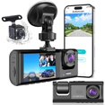 thumbnail image 1 of TYEGDAVD Dashcam para Auto (Frontal, Interior, Trasera)，Dashcam WiFi 1080p，Camara para Carro con Asistente de Reversa, Grabacion en Bucle de 24 Horas, Visión Nocturna, 1 of 5