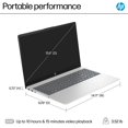 thumbnail image 5 of Notebook HP 15.6 Pulgadas Intel Core i3-1215U 16GB RAM 512GB SSD Windows 11 Pro, 5 of 5