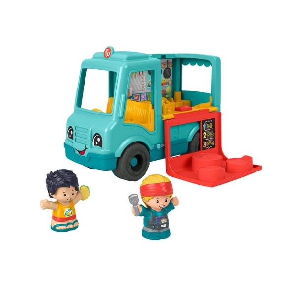 Vehículo de Juguete para niños Mattel Little People Camión de Comida