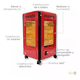 thumbnail image 4 of Calentador 4 Lados Good Home De Cuarzo 2000w Con Ruedas Rojo, 4 of 5