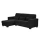 thumbnail image 2 of Sofá Love Chaise Izquierdo en L Eros 3 Plazas Negro para Sala, 2 of 8