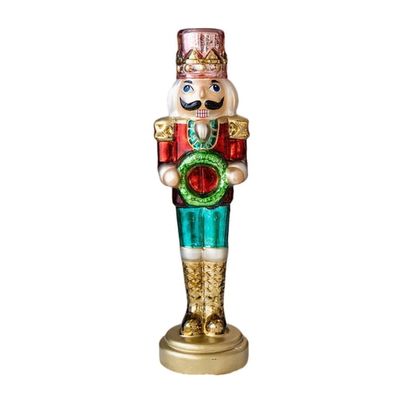 Figura decorativa de Cascanueces de Navidad, para oficina, estantería clásica, escritorio de fiesta Grande