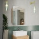 thumbnail image 1 of Mueble para Baño con Espejo 49x50cm Botiquín MDP, 1 of 7