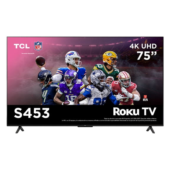 TV TCL 75 Pulgadas Ultra HD 4K Smart 75S453