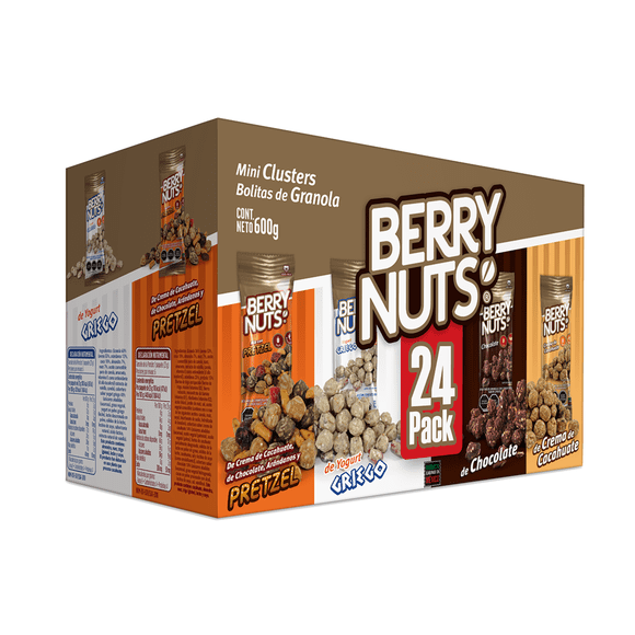 Bolitas De Granola Berry Nuts Caja 24 Pack