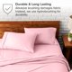 thumbnail image 5 of Juego de Fundas de Almohada Bare Home Colección Premium 1800 Doble Cepillado Ultra Suave Tamaño Estándar Rosa Claro 2 Unidades, 5 of 7