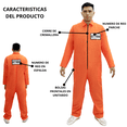 thumbnail image 4 of Disfraz Prisionero Naranja Fx Costumes con Esposas para Adulto Hombre Talla Chica, 4 of 5