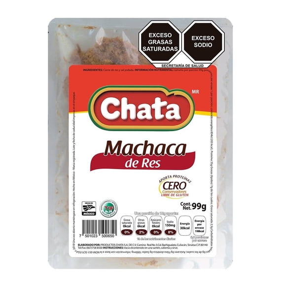 Machaca Chata de res 99 g