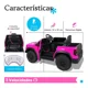 thumbnail image 3 of Carro Montable Eléctrico Niño Camioneta Pickup Con Control Rosa, 3 of 8