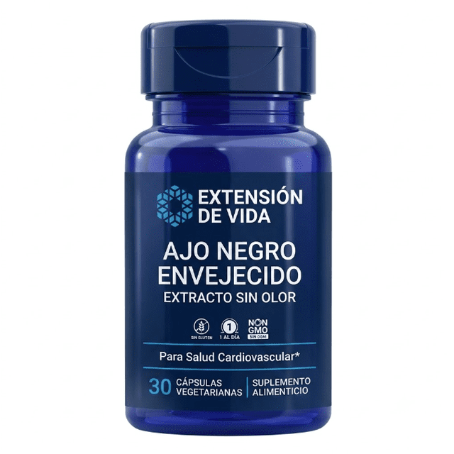 LIFE EXTENSION | Ajo negro envejecido | 30 Cápsulas vegetarianas